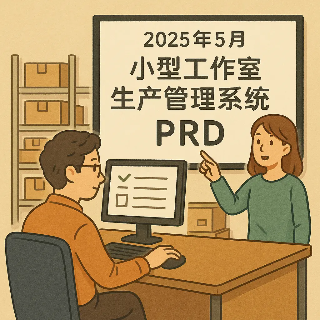 【2025年5月】小型工作室生產管理系統 - PRD