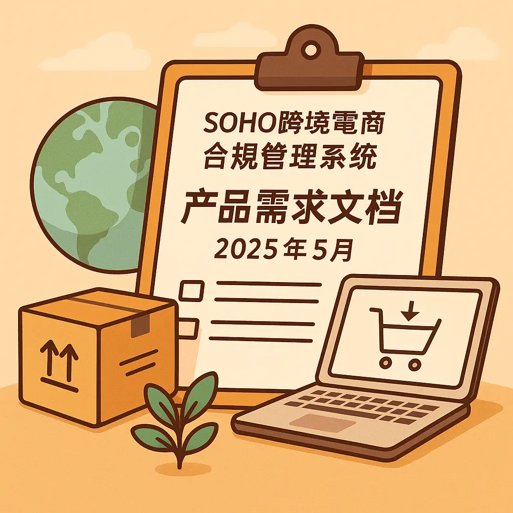 【2025年5月】SOHO跨境電商合規管理系統 - 產品需求文檔 (PRD)
