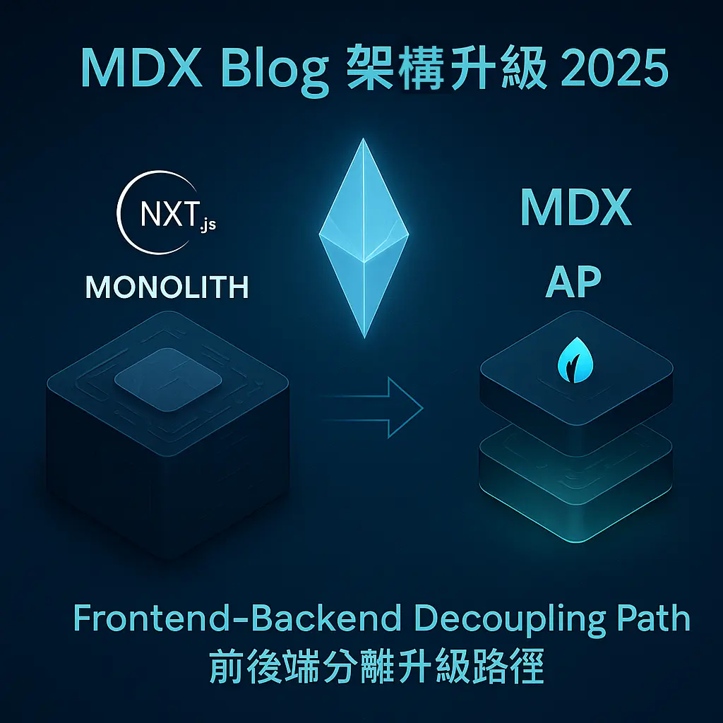 MDX 部落格如何實現前後端分離?從 Next.js 單體到 API Route + S3 的完整升級路徑